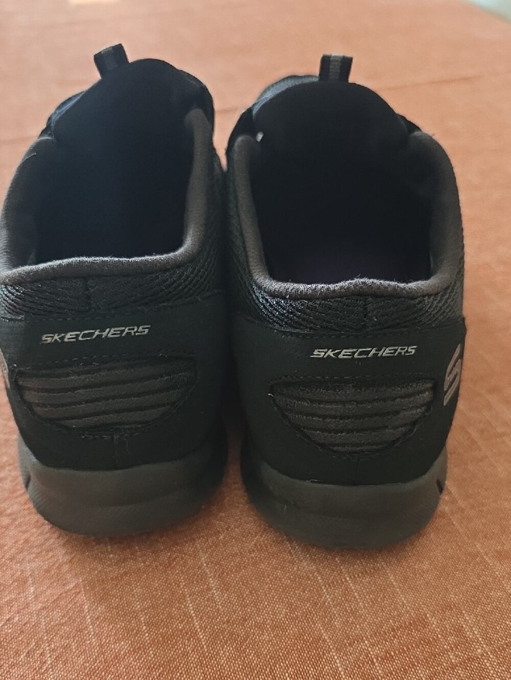 Skechers Women's Black Slip-On Athletic Sneakers - Picture 4 of 11